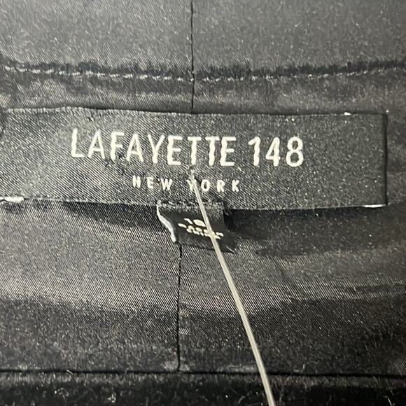 LAFAYETTE 148 NEWYORK WOOL EXPOSED ZIPPER SLEEVELESS DRESS SIZE 18 - Picture 7 of 9